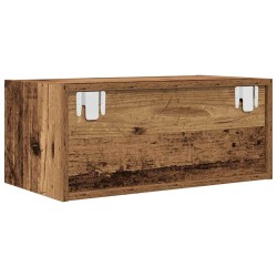 Meuble TV vieux bois 60x31x25,5 cm bois d'ingénierie 617692617692