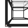 Meuble TV transparent 200x40x40,5 cm verre trempé 617693617693