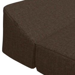 Canapé-lit pliable Taupe 120 x 60 x 49 cm Tissu 617694617694