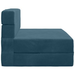 Canapé-lit pliable Bleu 70 x 72 x 60 cm Tissu 617695617695