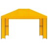 Pavillon 4 × 3 m Jaune Polyester et Acier 190 gsm 617696617696