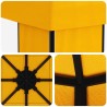 Pavillon 4 × 3 m Jaune Polyester et Acier 190 gsm 617696617696