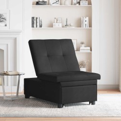 Canapé-lit escamotable Noir 194 x 67 x 82 cm Microfibre 617705617705