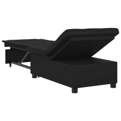 Canapé-lit escamotable Noir 194 x 67 x 82 cm Microfibre 617705617705