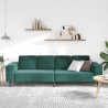 Canapé de salon Vert foncé 250 x 77 x 76 cm 617707617707