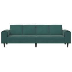 Canapé de salon Vert foncé 250 x 77 x 76 cm 617707617707