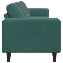 Canapé de salon Vert foncé 250 x 77 x 76 cm 617707617707