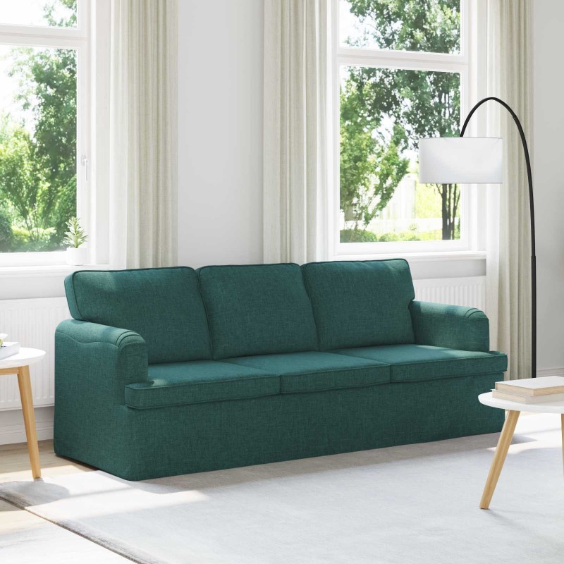 Canapé Vert foncé 201 x 80 x 85 cm tissu 617709617709