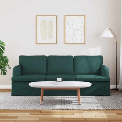 Canapé Vert foncé 201 x 80 x 85 cm tissu 617709617709