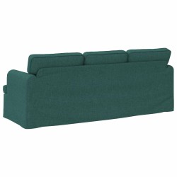 Canapé Vert foncé 201 x 80 x 85 cm tissu 617709617709