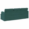 Canapé Vert foncé 201 x 80 x 85 cm tissu 617709617709