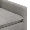 Canapé Gris clair 76 x 81 x 87,5 cm Velours 617712617712
