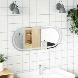 Miroir de salle de bain à LED 80x35 cm ovale 617713617713