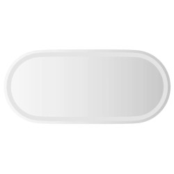 Miroir de salle de bain à LED 80x35 cm ovale 617713617713