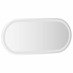 Miroir de salle de bain à LED 80x35 cm ovale 617713617713