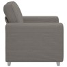 Canapé/Fauteuil gris clair 100x77x82 cm en tissu velours côtelé 617717617717