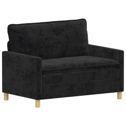 Canapé Noir 126 x 81 x 87,5 cm Polyester 617720617720