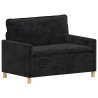 Canapé Noir 126 x 81 x 87,5 cm Polyester 617720617720
