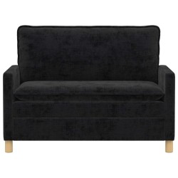 Canapé Noir 126 x 81 x 87,5 cm Polyester 617720617720