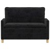 Canapé Noir 126 x 81 x 87,5 cm Polyester 617720617720