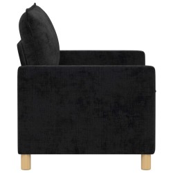 Canapé Noir 126 x 81 x 87,5 cm Polyester 617720617720