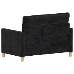 Canapé Noir 126 x 81 x 87,5 cm Polyester 617720617720