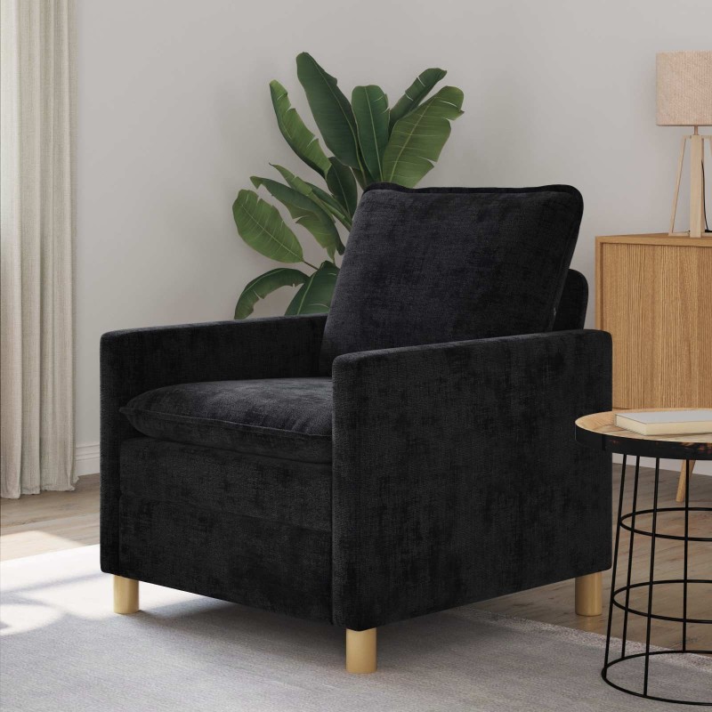 Canapé Noir 76 x 81 x 87,5 cm Polyester 617721617721