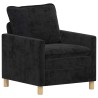 Canapé Noir 76 x 81 x 87,5 cm Polyester 617721617721