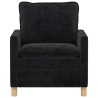 Canapé Noir 76 x 81 x 87,5 cm Polyester 617721617721