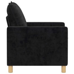 Canapé Noir 76 x 81 x 87,5 cm Polyester 617721617721