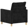 Canapé Noir 76 x 81 x 87,5 cm Polyester 617721617721