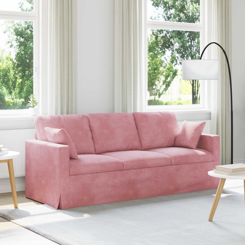 Canapé Rose 198 x 78 x 80 cm Velours 617724617724