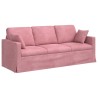 Canapé Rose 198 x 78 x 80 cm Velours 617724617724