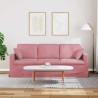 Canapé Rose 198 x 78 x 80 cm Velours 617724617724