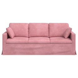 Canapé Rose 198 x 78 x 80 cm Velours 617724617724