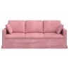 Canapé Rose 198 x 78 x 80 cm Velours 617724617724