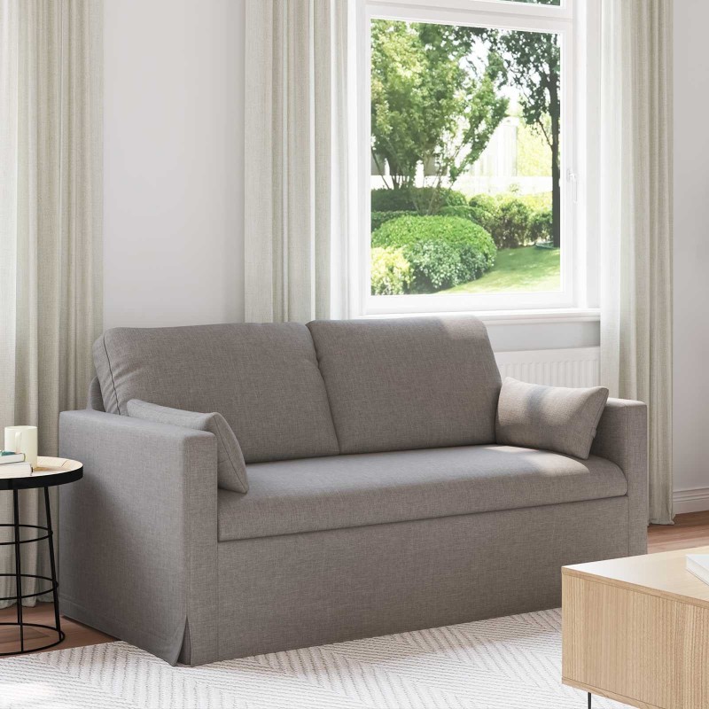 Canapé Taupe 158 x 78 x 80 cm tissu 617726617726