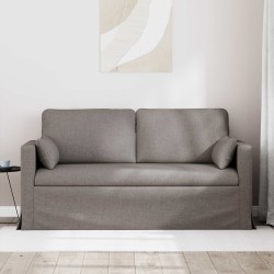 Canapé Taupe 158 x 78 x 80 cm tissu 617726617726