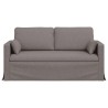 Canapé Taupe 158 x 78 x 80 cm tissu 617726617726