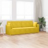 Canapé-lit au sol Jaune 213 x 70 x 77 cm Velours 617734617734