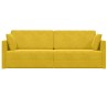 Canapé-lit au sol Jaune 213 x 70 x 77 cm Velours 617734617734