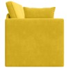 Canapé-lit au sol Jaune 213 x 70 x 77 cm Velours 617734617734