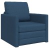 Canapé-Lit Bleu 74 x 77 x 81 cm tissu 617737617737