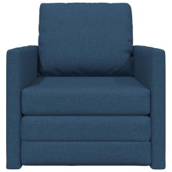 Canapé-Lit Bleu 74 x 77 x 81 cm tissu 617737617737