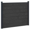 Panneau de clôture WPC et Aluminium Noir 617743617743