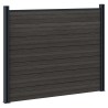 Panneau de clôture WPC et Aluminium Noir 617743617743