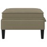 Pouf avec Rangement Kaki Velours 617747617747