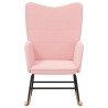 Chaise à bascule Rose Tissu Sherpa 617750617750