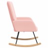 Chaise à bascule Rose Tissu Sherpa 617750617750