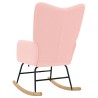 Chaise à bascule Rose Tissu Sherpa 617750617750